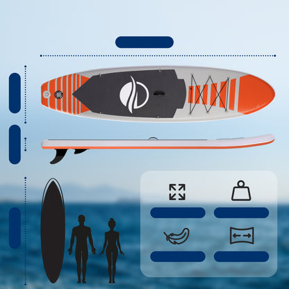 Inflatable Paddle Board Stable Design Non-Slip EVA Deck Blue