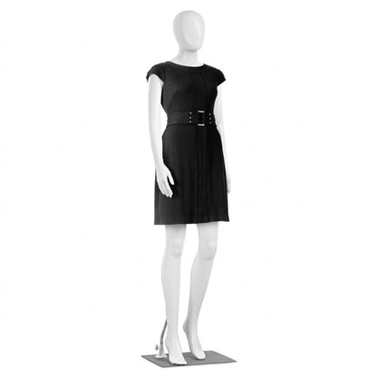 Female Mannequin Dress Form - Realistic Adjustable Durable Metal Base - SLMAQFE