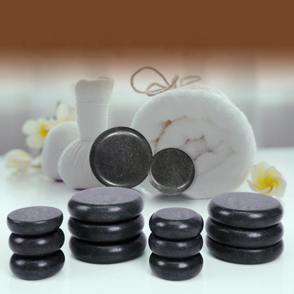 Hot Stone Massage Kit - Portable Heated Rock Massaging Therapy System