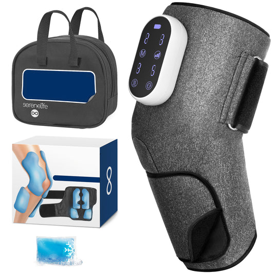 Air Compression Knee Massager - 3-In-1 Portable Massager Suitable For Knees Elbows And Shoulders