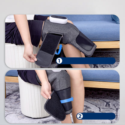 Air Compression Knee Massager - 3-In-1 Portable Massager Suitable For Knees Elbows And Shoulders