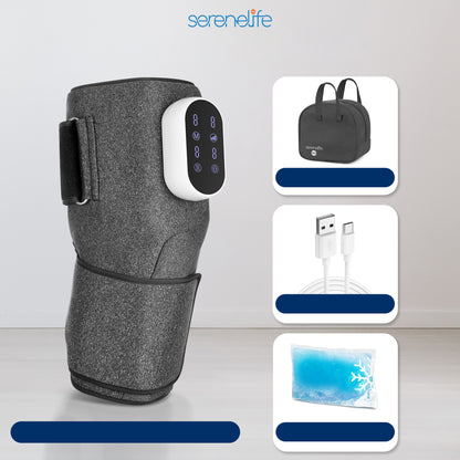 Air Compression Knee Massager - 3-In-1 Portable Massager Suitable For Knees Elbows And Shoulders