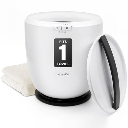 Bucket Towel Warmers With Customized Fragrances For Spa And Bathroom Timer 15 30 45 60Minutes Fits 1 Large Towel Blanket Bathrobe Pjs (Black)