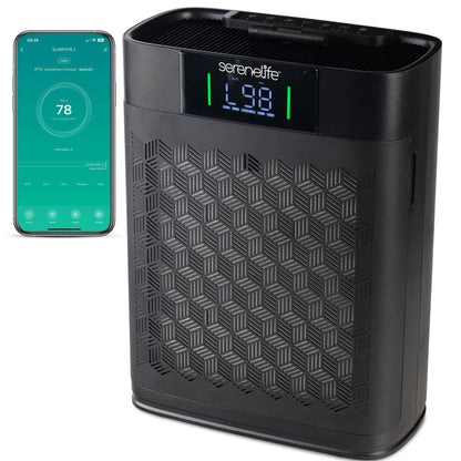 High-Performance Air Purifier With Sleep Mode Automatic Mode And Filter Replacement Reminder For Bedrooms Offices And Living Rooms (Black)
