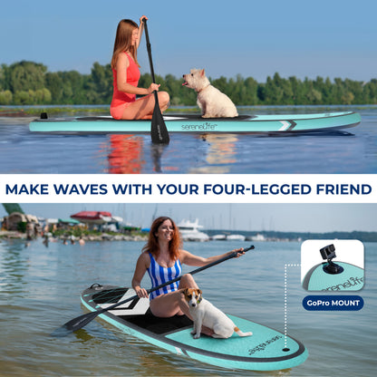 11 Inflatable SUP Pet-Friendly Non-Slip Deck 440 lbs Capacity