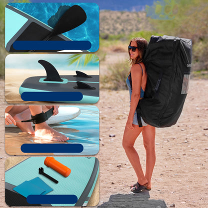 11 Inflatable SUP Pet-Friendly Non-Slip Deck 440 lbs Capacity