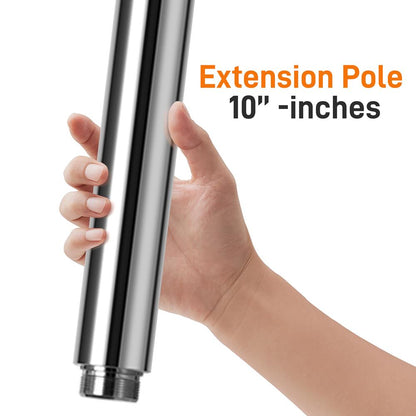 Spinning Dance Pole Extension 10 Steel Height Adjustable Fitness Training - SLDP10N