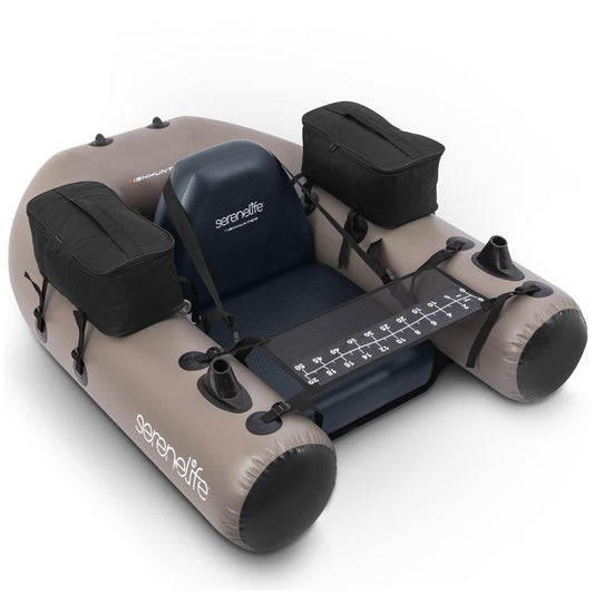 Inflatable Fishing Float Tube - Stable PVC Design 220 lbs Capacity