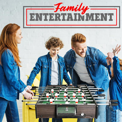 Folding Foosball Table Space-Saving Foldable Design 4x2 Indoor/Outdoor