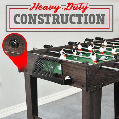 Foosball Table 48 Competition Size Durable Steel Rods