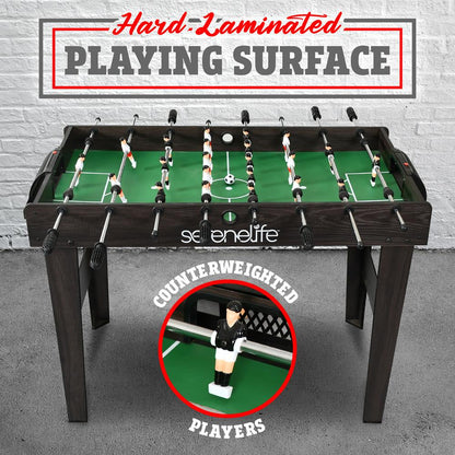 Foosball Table 48 Competition Size Durable Steel Rods