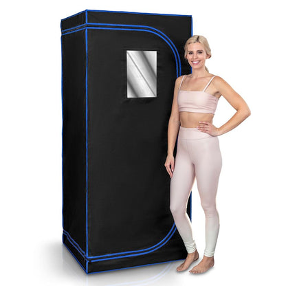 Compact & Portable Sauna System - Deluxe Personal Therapy Detox Heated Home Sauna Infrared Sauna