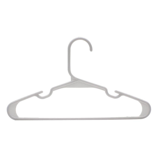 Plastic Kids Hangers 60-Pack Non-Slip Space-Saving Design White