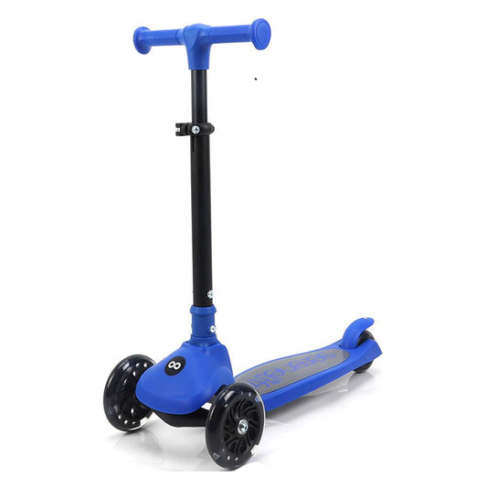 Kids Kick Scooter with LED Wheels Lean-to-Steer Adjustable Handlebar Blue