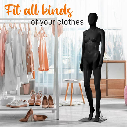Female Mannequin Dress Form Realistic Face Flexible Limbs 68.9