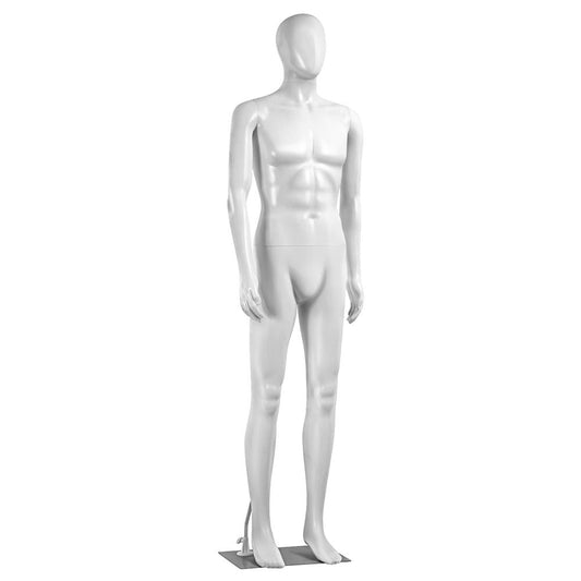 Male Mannequin Full Body Stand Adjustable Limbs Durable Metal Base