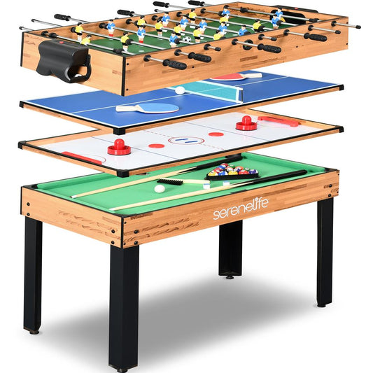 4-in-1 Game Table Multi-Function Sturdy Design Indoor/Outdoor Use
