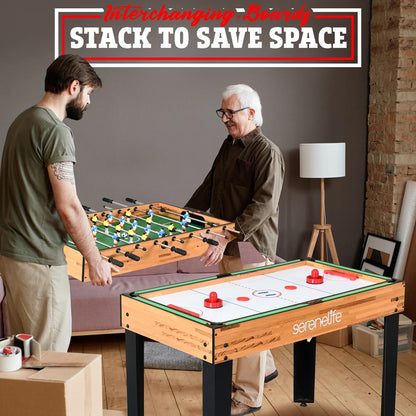 4-in-1 Game Table Multi-Function Sturdy Design Indoor/Outdoor Use