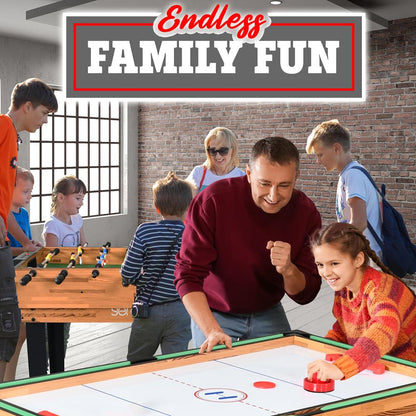 4-in-1 Game Table Multi-Function Sturdy Design Indoor/Outdoor Use