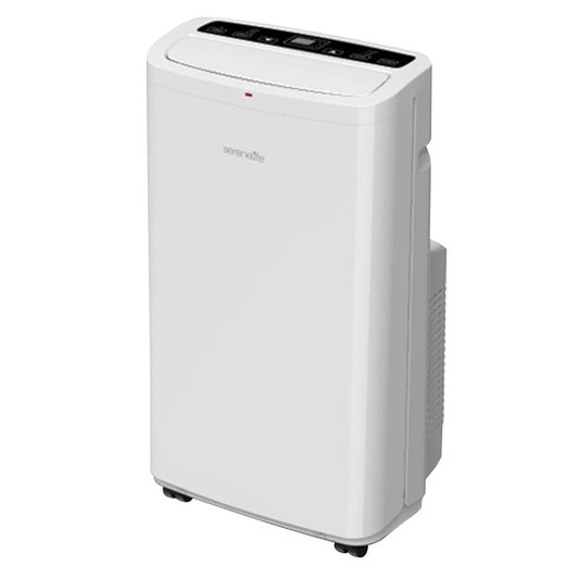 Portable Room Air Conditioner - 13000 Btu Compact Home A/C Cooling Unit With Built-In Dehumidifier & Fan Modes Includes Window Mount Kit (White)