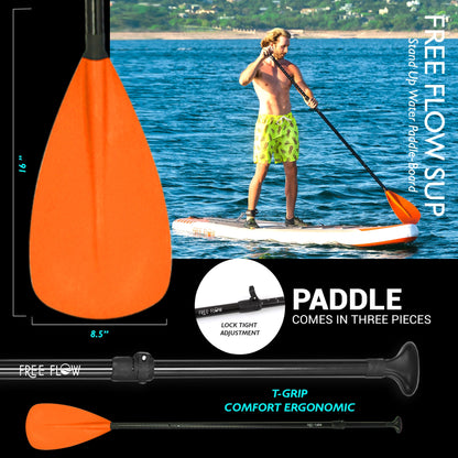 Inflatable Paddle Board - Stable Non-Slip Deck 106 PVC Teal