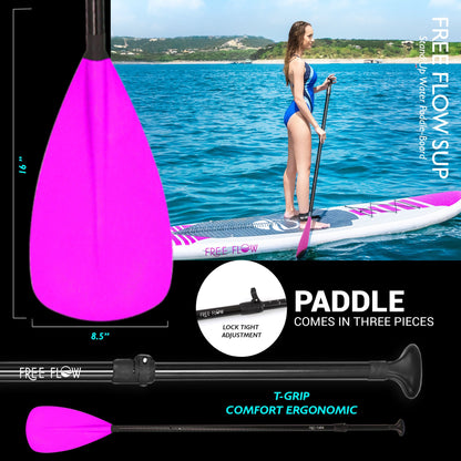 Inflatable Paddle Board - Stable Non-Slip Deck 106 PVC Teal