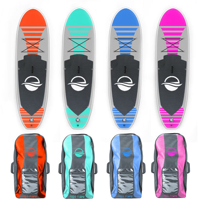 Inflatable Paddle Board - Stable Non-Slip Deck 106 PVC Teal