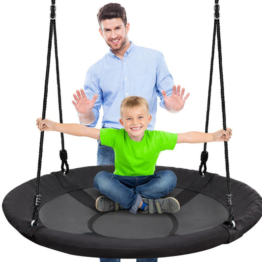 Saucer Swing 40 Relaxing Fun Waterproof 600D Polyester - SLSWNG901BK