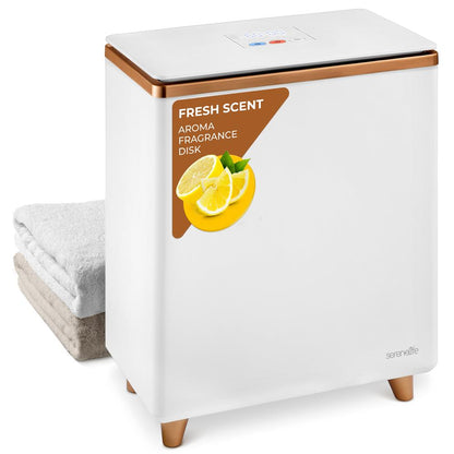 Towel Warmer with Auto Shut-Off Holds 2 Towels Rose Gold