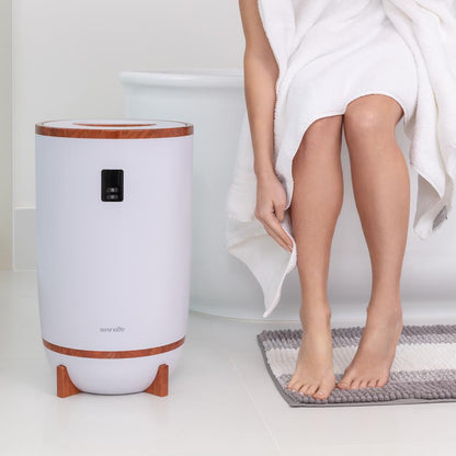 Towel Warmer with Timer & Auto Shut-Off Holds 2 Towels Cherry