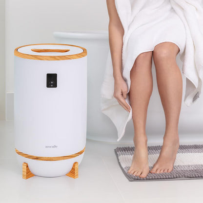 Towel & Blanket Warmer - Quick Heat 2 Towel Capacity Auto Shut-Off White