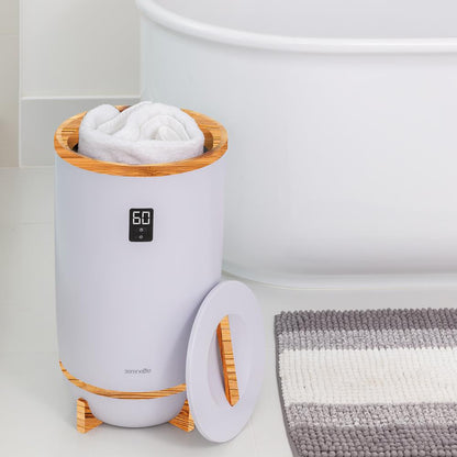 Towel & Blanket Warmer - Quick Heat 2 Towel Capacity Auto Shut-Off White