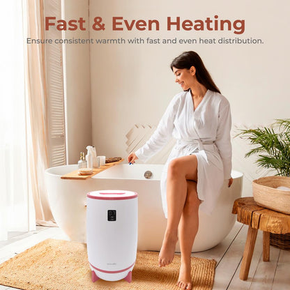 Portable Towel Warmer Quick Heat Auto Shut-Off Pink