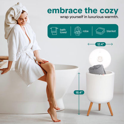 Bucket Towel Warmers With Customized Fragrances For Spa And Bathroom Timer 20/40/60/90 Minutes Fits 1 Large Towel Blanket Bathrobe Pjs