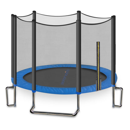 Home Backyard Sports Trampoline - 12Ft Large Outdoor Jumping Fun Trampoline For Kids / Children With Protective Net Cage