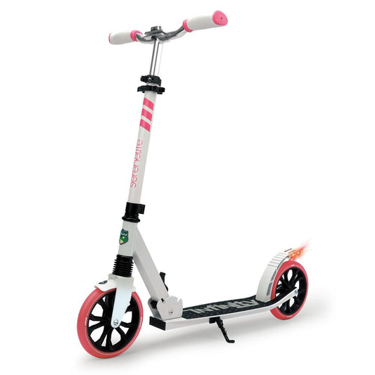 Kick Scooter for Teens & Adults Adjustable Alloy Deck Pink
