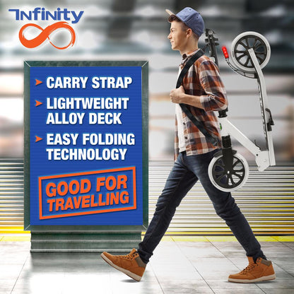 Foldable Kick Scooter for Teens & Adults Smooth Wheels Alloy Deck