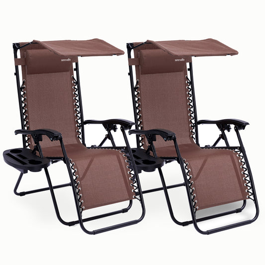 Adjustable Zero Gravity Chair Set - SLZGCVZX86