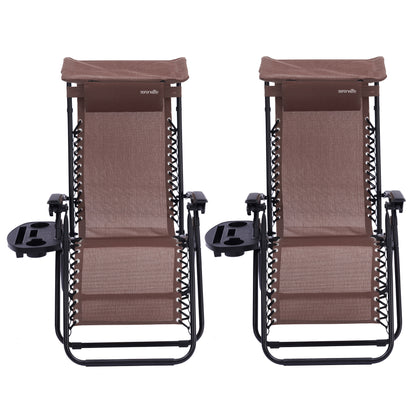 Adjustable Zero Gravity Chair Set - SLZGCVZX86