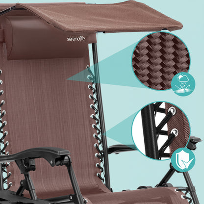 Adjustable Zero Gravity Chair Set - SLZGCVZX86